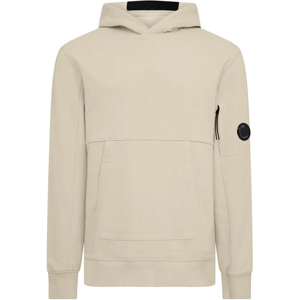 CP Company Diagonal Raised Fleece Hoodie - Beige